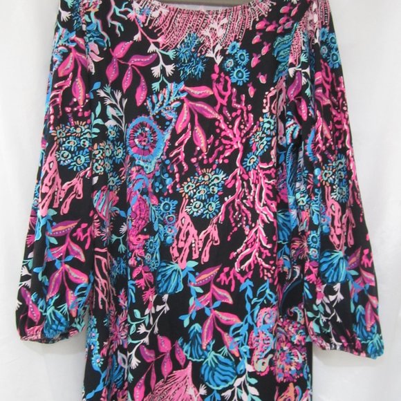 Lilly Pulitzer S Shae Knee Length Dress Belted - Picture 3 of 9